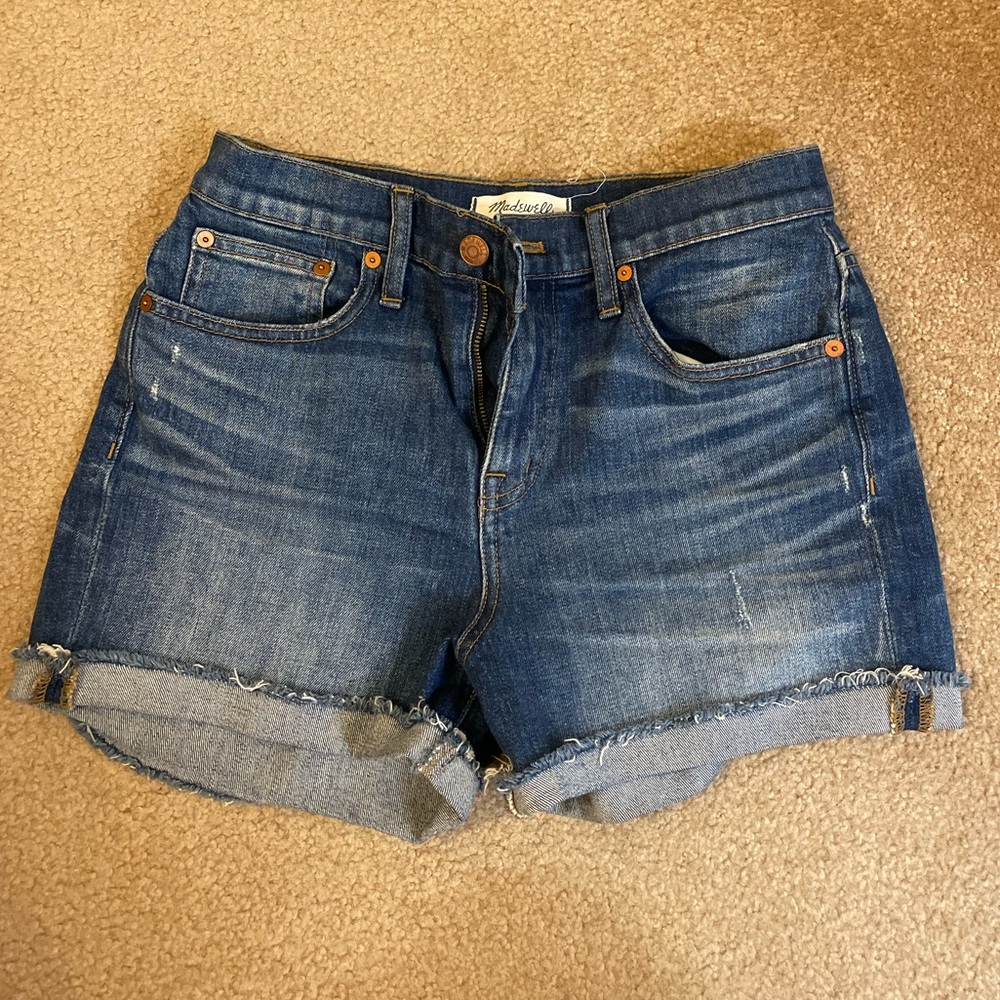 Madewell High Rise Jean Shorts - 26 - Medium wash